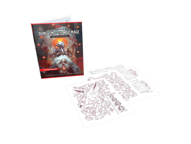 Wizards of the Coast Waterdeep Dungeon of the Mad Mage - Maps and Miscellany