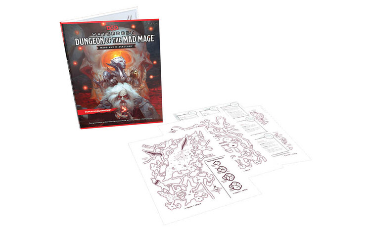 Wizards of the Coast izards of the Coast - Dungeons & Dragons: Waterdeep Dungeon of the Mad Mage - Maps and Miscellany