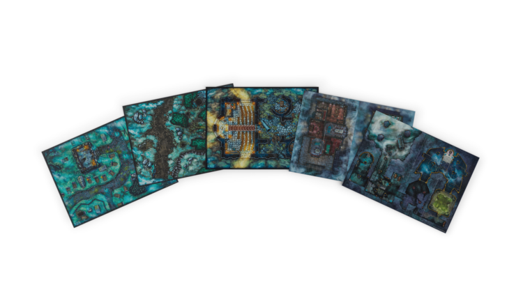Wizards of the Coast Wizards of the Coast - Dungeons & Dragons: Ravenloft - The Horrors Within - Map Pack (eng)