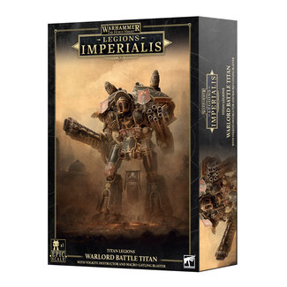 Games Workshop Legions Imperialis: Warlord Battle Titan with Volkite Destructor and Macro-Gatling Blaster
