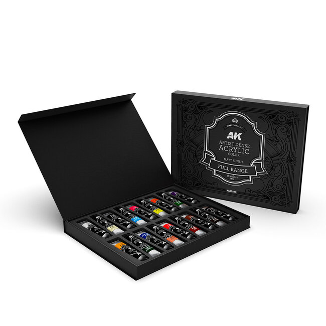 AK Interactive Full Range: Deluxe Edition Box - Artist Dense Acrylic Color