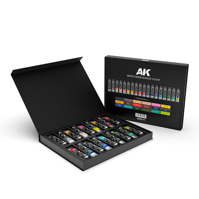 AK Interactive Full Range: Deluxe Edition Box - Artist Dense Acrylic Color