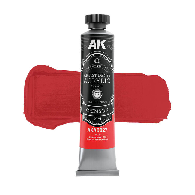AK Interactive Artist Dense Acrylic Color - Red Color Set