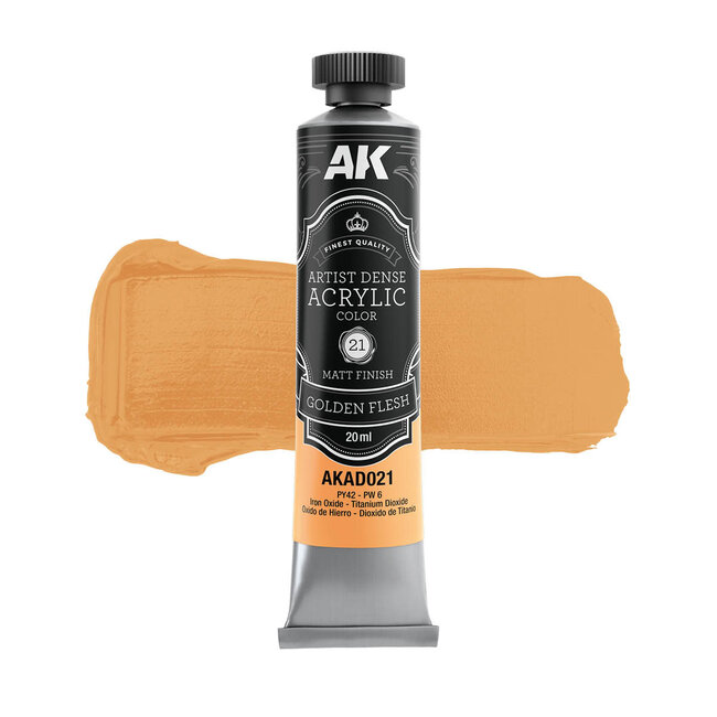 AK Interactive Artist Dense Acrylic Color - Flesh Color Set