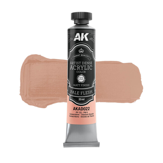 AK Interactive Artist Dense Acrylic Color - Flesh Color Set