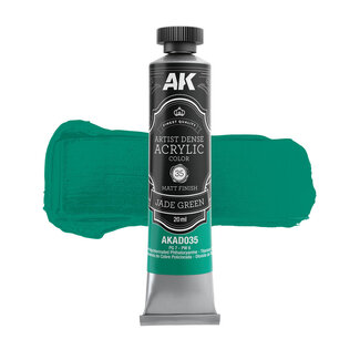 AK Interactive Artist Dense Acrylic Color - Jade Green