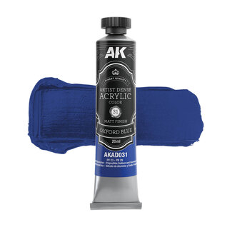 AK Interactive Artist Dense Acrylic Color - Oxford Blue