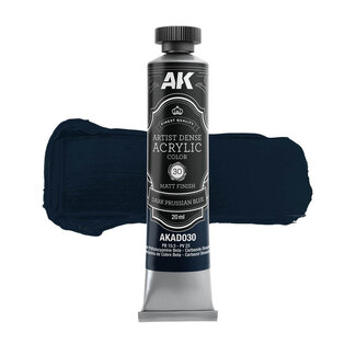 AK Interactive Artist Dense Acrylic Color - Dark Brussian Blue