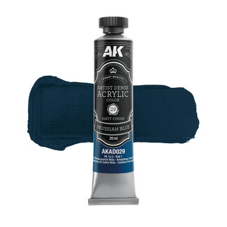 AK Interactive Artist Dense Acrylic Color - Prussian Blue