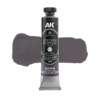 AK Interactive Artist Dense Acrylic Color - Violet Grey