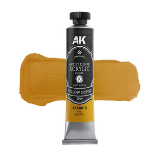 AK Interactive Artist Dense Acrylic Color - Yellow Ochre