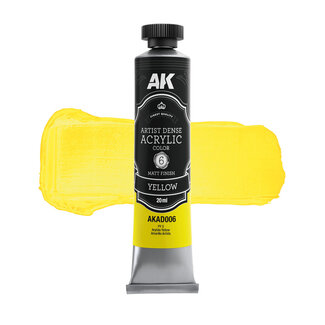 AK Interactive Artist Dense Acrylic Color - Yellow