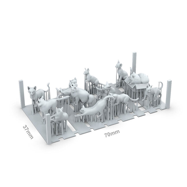 AK Interactive Basing Bits: Animals - Cats