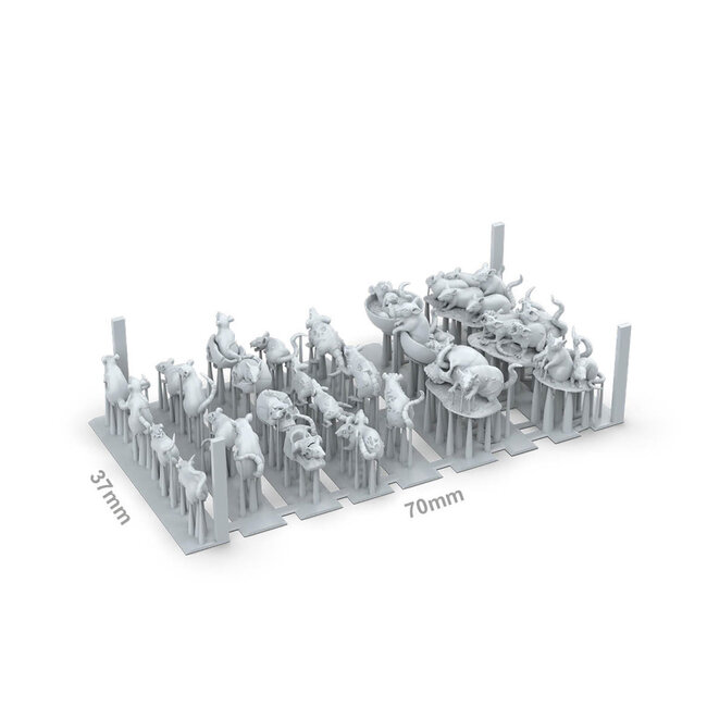AK Interactive Basing Bits: Animals - Rats
