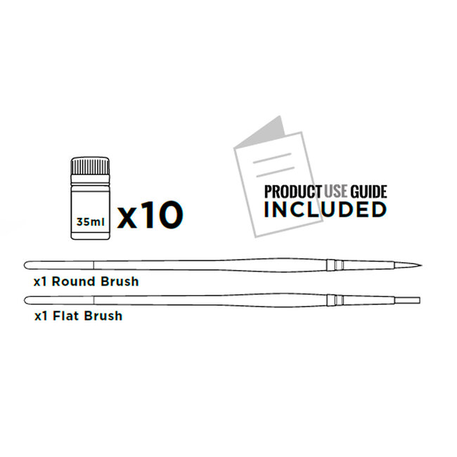 AK Interactive Effects Set - Weathering Dry Pigments