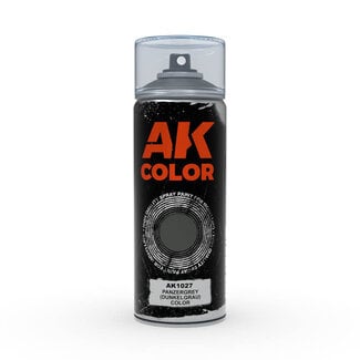 AK Interactive Spray: Panzergrey (Dunkelgrau) Color 150ml