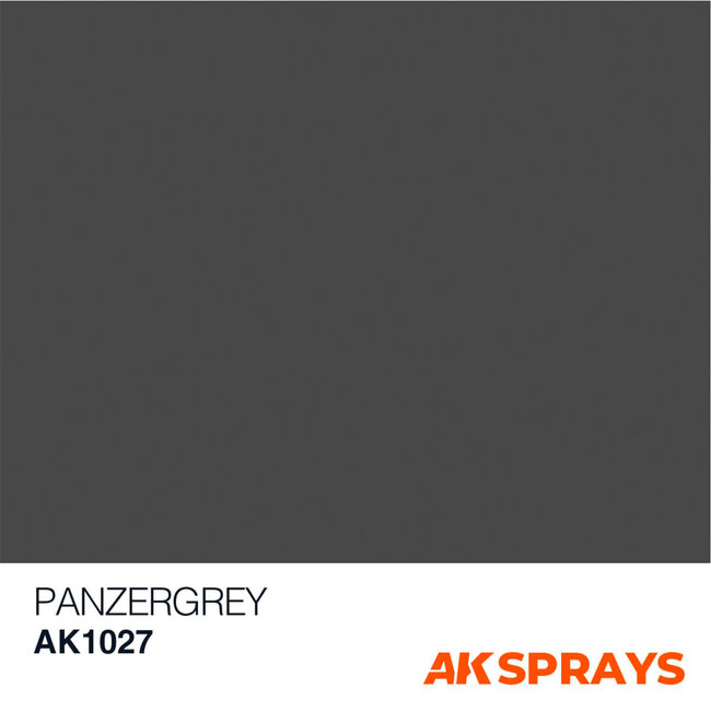 AK Interactive Spray: Panzergrey (Dunkelgrau) Color 150ml