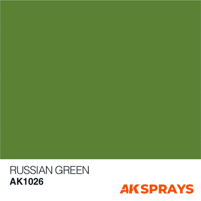 AK Interactive Spray: Russian Green Color 150ml