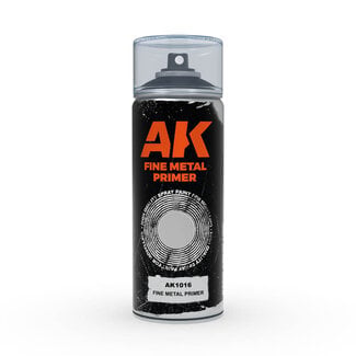 AK Interactive Spray: Fine Metal Primer 150ml