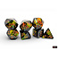 Chessex Deep Forest/gold - Brush - Polyhedral 7-Die Set