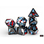 Chessex Dark Side/blue - Brush - Polyhedral 7-Die Set