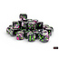Chessex Paintball/green - 36 Brush - 12mm D6 Dice Block