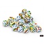 Chessex Breezy/blue - 36 Brush - 12mm D6 Dice Block