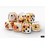 Chessex Sunrise/black - 12 Brush - 16mm D6 Dice Block
