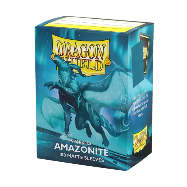 Dragon Shield Amazonite - Sparkles - Matte Sleeves (100 Standard Size Sleeves)