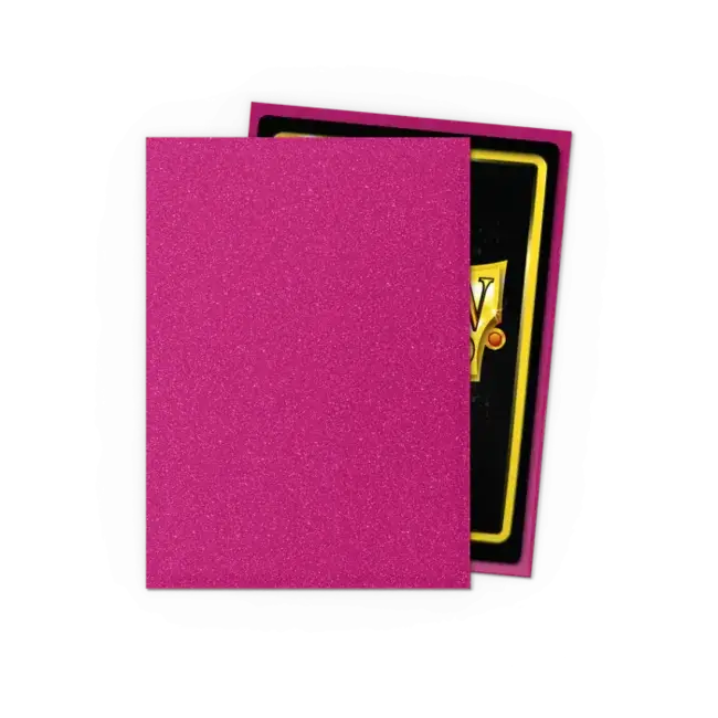 Dragon Shield Pink Sapphire - Sparkles - Matte Sleeves (100 Standard Size Sleeves)