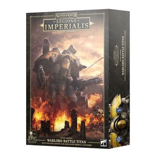 Games Workshop Legions Imperialis: Warlord Battle Titan with Volcano Cannons and Apocalypse Missile Launcher