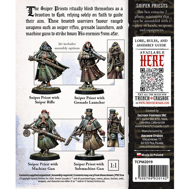Archon Studio Trench Crusade: Sniper Priests