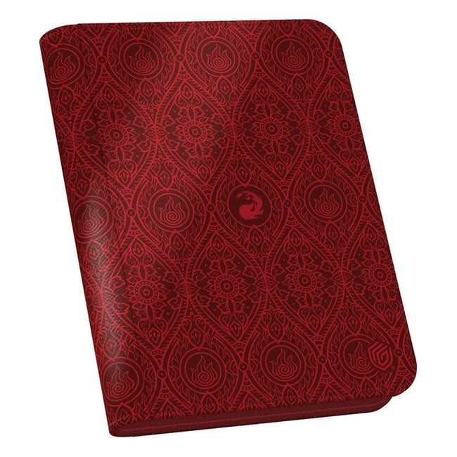 Ultimate Guard Zipfolio 160 - 8 Pocket - Xenoskin - Red Mana