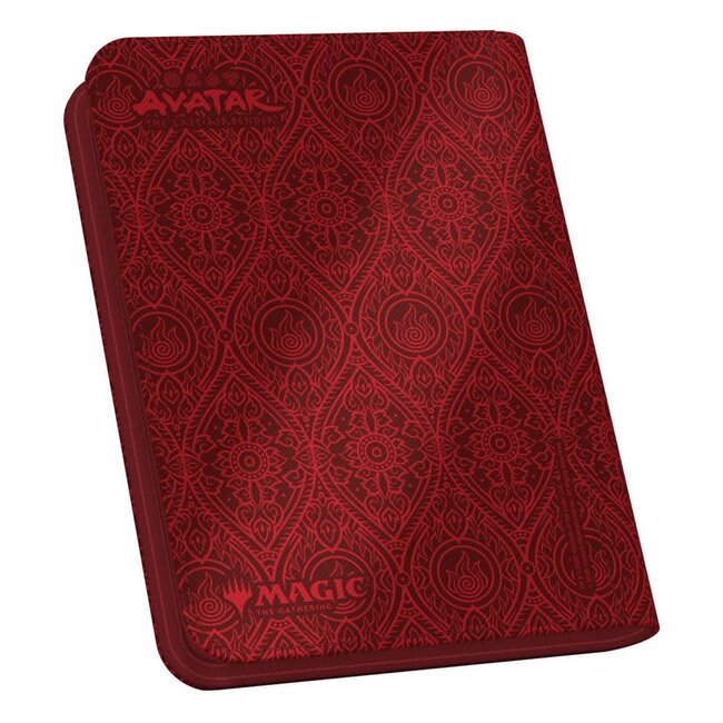 Ultimate Guard Zipfolio 160 - 8 Pocket - Xenoskin - Red Mana
