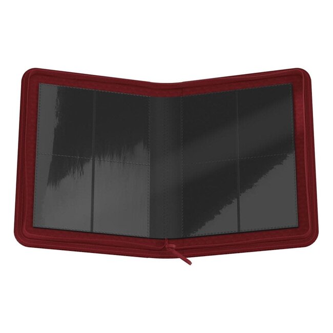 Ultimate Guard Zipfolio 160 - 8 Pocket - Xenoskin - Red Mana