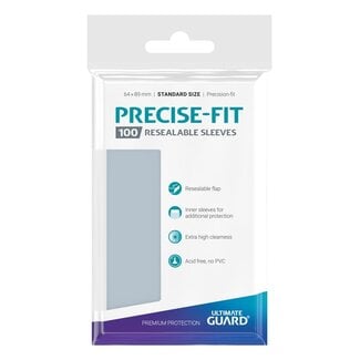 Ultimate Guard Precise-Fit - 100 Resealable Sleeves