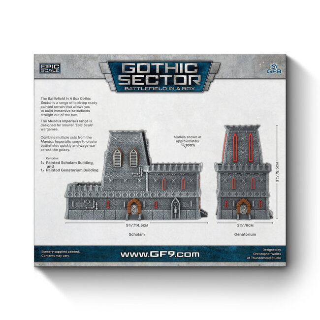 GaleForce nine Gothic Sector: Mundus Imperialis - Scholam & Genatorium