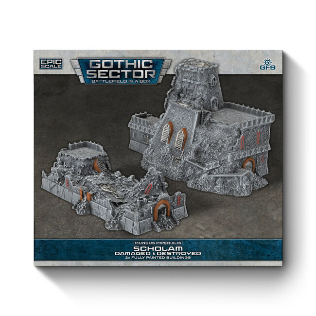 GaleForce nine Gothic Sector: Mundus Imperialis - Scholam Damaged & Destroyed