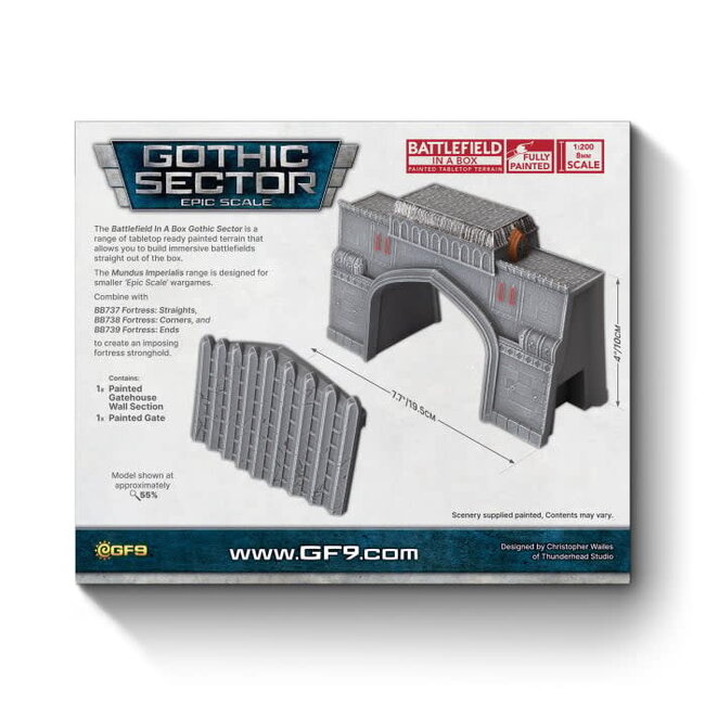 GaleForce nine Gothic Sector: Mundus Imperialis - Fortress: Gatehouse