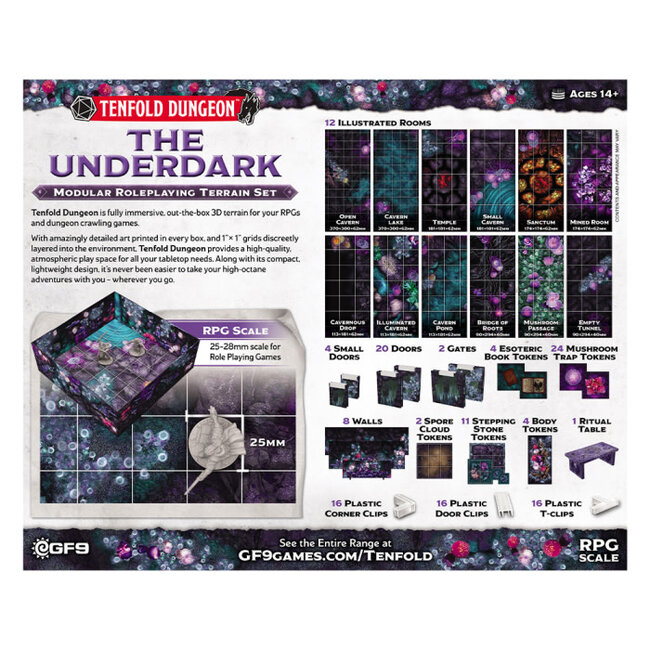 GaleForce nine Tenfold Dungeon: The Underdark