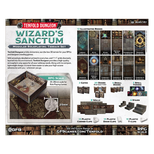 GaleForce nine Tenfold Dungeon: Wizard's Sanctum