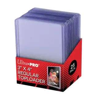 Ultra Pro Toploader 3" x 4" 35pt Clear Regular (25)