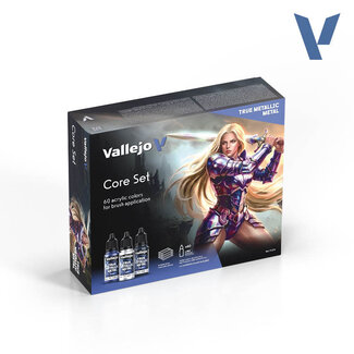 Vallejo True Metallic Metal - Core Set