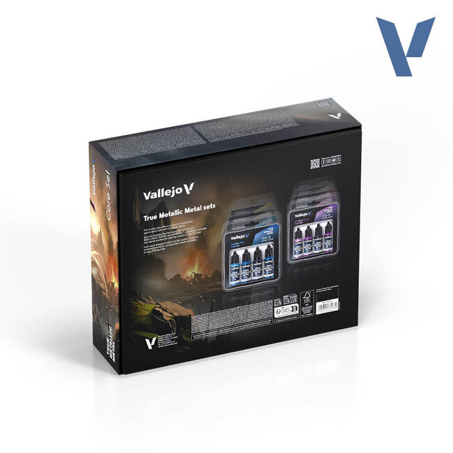 Vallejo True Metallic Metal - Core Set