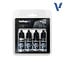 Vallejo True Metallic Metal - Paint Set - Obsidian Black