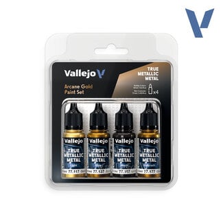Vallejo True Metallic Metal - Paint Set - Arcane Gold