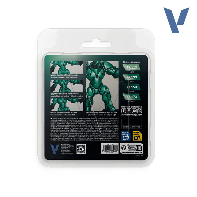 Vallejo True Metallic Metal - Paint Set - Beetle Green