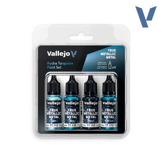 Vallejo True Metallic Metal - Paint Set - Hydra Turquoise