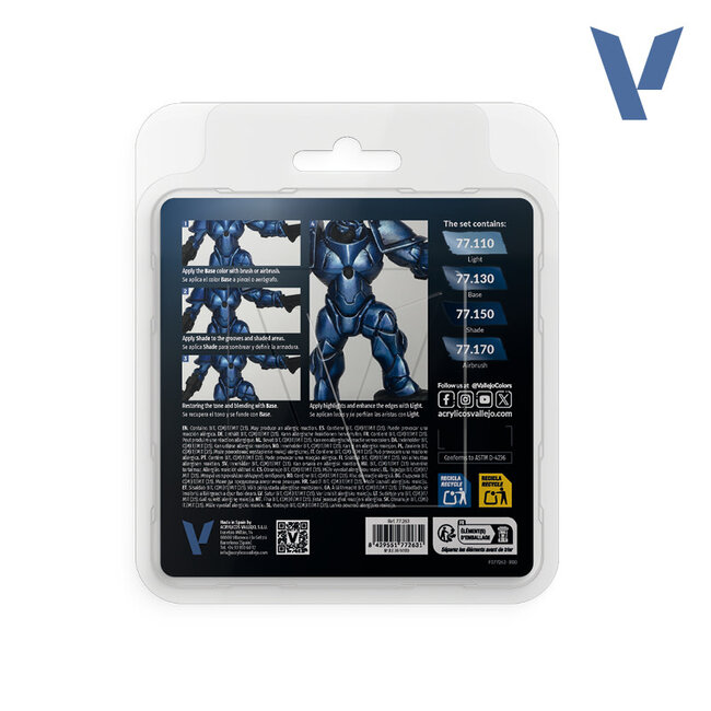 Vallejo True Metallic Metal - Paint Set - Hydra Turquoise