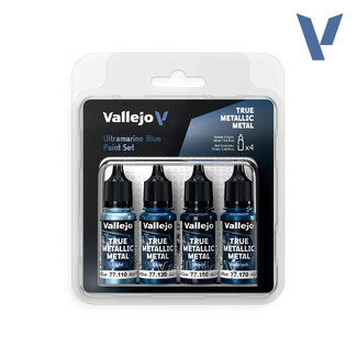 Vallejo True Metallic Metal - Paint Set - Ultramarine Blue
